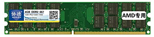 ZWS AYSMG X018 DDR2 667 MHz 4 GB General AMD Módulo de RAM con Memoria de Tira Especial for PC de Escritorio