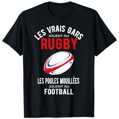 Maillot De Joueur de Rugby - Les Vrais Gars - Maillot Rugby T-Shirt