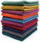 10x 0,25m Bündchenstoff Set Schlauchware 70cm breit 95% Baumwolle, 5% Elasthan Auswahl Jersey (Bunt, 10er Set)