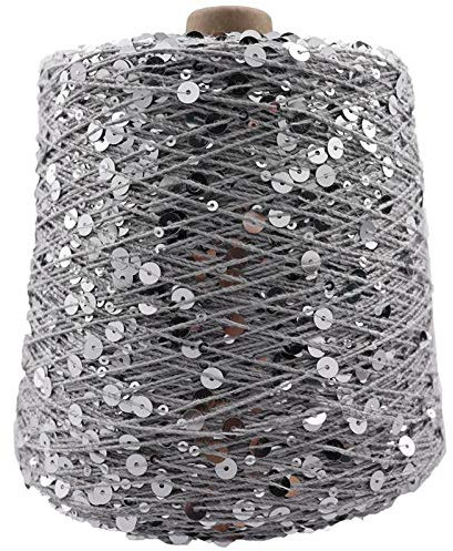 Baumwollgarn Für Häkeln 50G / Ball / 140M Baumwollgarn 6 / 3Mm Spezielles Paillettengarn Bekleidungszubehör Puppenstrickgarn-02_1 Stück