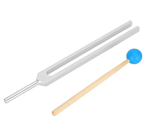 136,1 Hz Stimmgabel, Holzhammerklang-Heiltherapie-Werkzeug-Set, Violin-Gitarren-Stimmgerät mit Schwarzer Aufbewahrungstasche