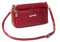 FULEI Damen-Handtasche, klein, quadratisch, weich, PU-Leder, gekreuzte Körper, elegante Dekoration, Schmetterling, Netz, klein, Rot, Small