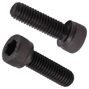 Tornillos de cabeza de zócalo de 3/8 -16 x 1/2 (10 PCS), acabado de óxido negro, acero de aleación de grado 12.9, rosca gruesa UNC, ASME/ANSI B18.3-1