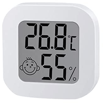 Hygrometer Klein Thermometer Feuchtigkeitsmesser Monitor mit Temperatur -10℃-70℃ (14℉-158℉) und Luftfeuchtigkeit 10% RH-99% RH Sensor