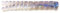 Trout Magnet 50er-Pack Split-Tail Grub Body Pack, auch ideal für Barsch und Panfish, Millie