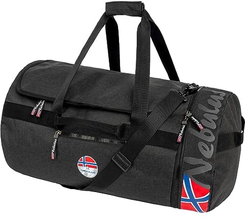 Nebulus Unisex Reisetasche VANCOUVER, Weekender, Sporttasche, schwarz-schwar - onesize