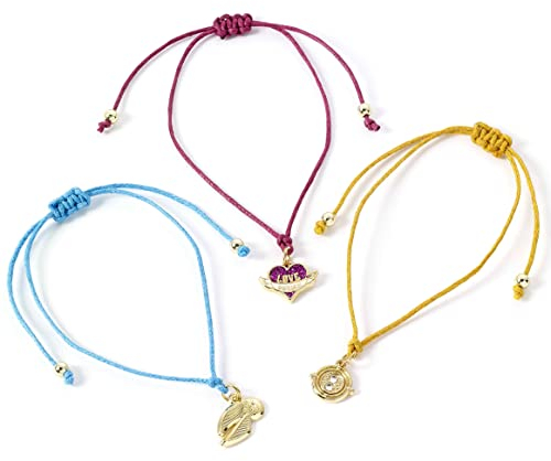 The Carat Shop Harry Potter Offizielles Freundschaftsarmband-Set Goldener Schnatz, Liebestrank und Zeitumkehrer