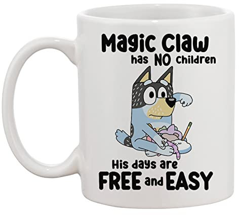Magic Clow Dog Weiße Tasse Kaffee Tee Männer Frauen Keramik Coffee Tea Mug Cup