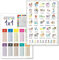PuK Krämmer GmbH Poster Set „ABC + Kleines 1x1“ DIN A2 | Lernposter für Kinder | Kinderzimmer Deko ABC 1x1 | schreiben rechnen lernen | Geschenk Kinder Geburtstag Einschulung (ABC + 1x1 Set (DIN A2))