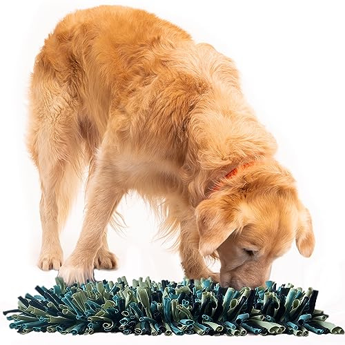 Paw 5 Dog Snuffle Mat for Dogs Small. Dog Toys Interactive - Reduces Boredom & Anxiety. Premium Feeding Mat for Slow Eating & Smell Training. Dog Brain Stimulating Toys + Small Dog Bed