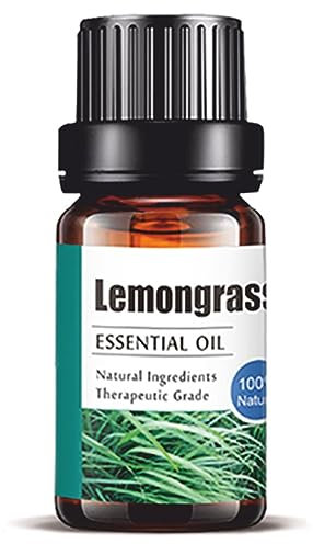 Naturreine Ätherische Öle - 100% Bio Qualität | Entdecken Sie die Vielfalt der Naturdüfte | Für Aromatherapie, Aromadiffuser, Massage und Badezusatz | für Körper und Geist | 10ml - Zitronengras