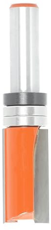 Akylin Flush Trim Pattern Router Bits 1/2 Inch Shank - Top Bearing Template Router Bit, 3/4 Cut Dia, 1-1/2 Cut Length, Carbide Tipped Straight Flush Cut Router Bit, for Woodworking Trimming Edge