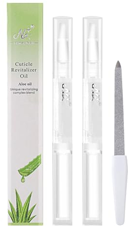 2 Stück Nail Care Pen,Nagelöl Stift,Nagelpflege Nagellack Stift,Nagelhautöl für Nägel,Nagelpflegestift,Nagel Ernährung öl,mit Vitamin E & Aloe Vera,für Gepflegte Fingernägel & Fußnägel