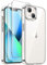 JETech 3 in 1 Case for iPhone 13 6.1-Inch with 2 Pack Tempered Glass Screen Protectors, Non-Yellowing Shockproof Bumper Phone Cover (Clear)