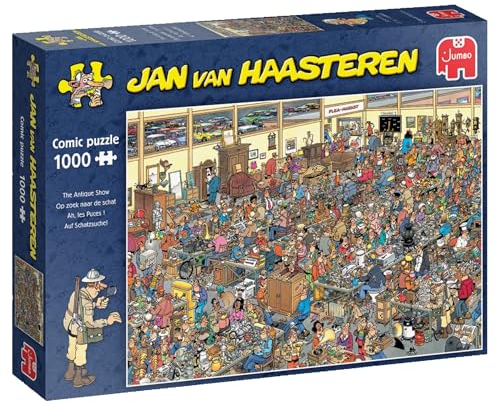 Jumbo Spiele 1119801839 Jan Van Haasteren The Antique Show 1000 Teile Puzzle