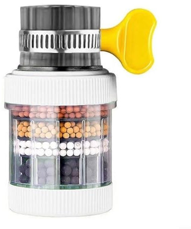 Purificador de agua de grifo para cocina y baño, filtro de 6 capas, fácil de limpiar, ducha