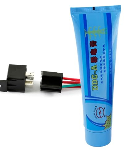 Grasso elettrico a contatto – 100 g di grasso conduttivo, grasso conduttivo per collegamenti elettrici, lubrificante elettronico per applicazioni automobilistiche elettriche
