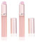 KGDUYC Pennello per unghie in silicone Lip Brush da 2 pezzi, Pennello per unghie Ombre Strumenti per unghie in silicone, Applicatore in silicone cromato riutilizzabile per unghie(Rosa)