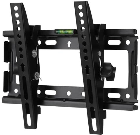 Cabilock Soporte TV Accesorio De Televisión Soporte De Televisión Soporte De TV para Montaje En Pared Soporte De Pared para TV Universal Soporte De TV Delgado Black Chapa Laminada En Frío
