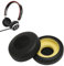 Jabra Evolve Ohrpolster Ersatz, Protein Leder Ohrpolster für Evolve 20/30/40/65, 20SE/20UC/20MS/30II/30US/30MS/40UC/40MS/65UC/65MS, Schwarz, 1 Paar