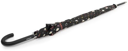 Isotoner Parapluie canne, ultra-déperlant, solide, ouverture auto/fermeture manuelle