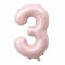 Alaoo Foil Ballons,Numéro 3 Ballons Fête Grands 40pouces,Ballon Anniversaire Pour Femmes Filles Enfants Pour Décoration Fête à Thème Rose Remise Diplôme Baby Shower Célébrations Mariage