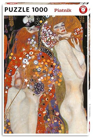 Piatnik 1000 Teile Puzzle Klimt - Wasserschlangen II