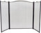Rocky Mountain Waren Kamin Bildschirm 3 Panel Dekorative Design – 76,2 cm von 132,1 cm – Breite verstellbar – schwarzsilber – Schönes Design für modernes und Classic Häuser – Sicherheit