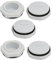 sourcingmap PG21 Nylon Male Threaded Cable Gland Screw End Cap Cover Gray 5pcs