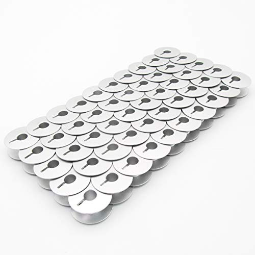 CKPSMS Marke -50Stück # 40264AS / 55623AS ALUMINIUM-SPULEN MIT WINDER-SLOT-PASSFORM FÜR INDUSTRIE-EINZELNADEL JUKI BROTHER (50Stück)