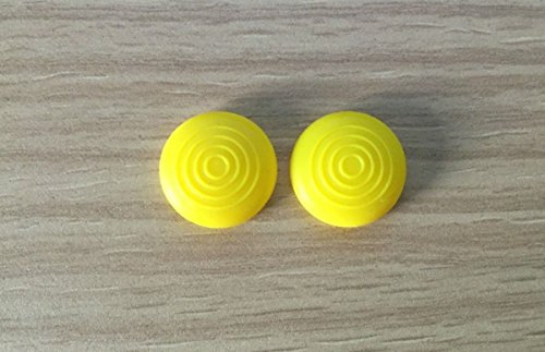 Carcasa de silicona analógica para mandos de juego de PS4, PS3, Xbox 360, Xbox One, color amarillo