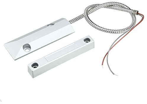 sourcing map Magnetischer Reed Schalter Alarm Rolltorkontakt mit 2 Draht für N.O. OC-55