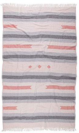 Kayori Miya Hamam-Handtuch Größe 100x180cm Farbe Rot Baumwolle Strandlaken Hammamtuch Handtuch
