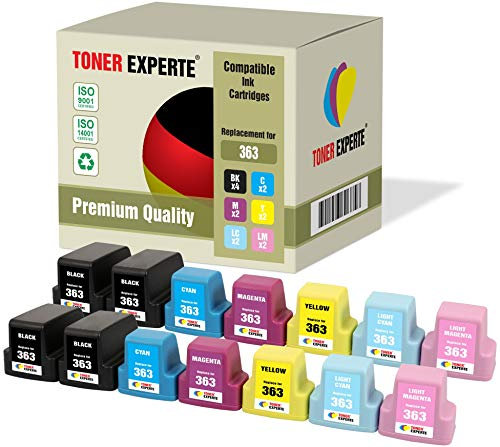 TONER EXPERTE 14 XL Druckerpatronen kompatibel für 363 Photosmart C5180, C6150, C6180, C6280, C7180, C7280, C8180, 3110, 3210, 3310, 8250, D6160, D7160, D7260, D7460, 3210xi