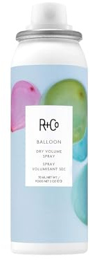 R+Co Balloon Dry Volume Spray Travel | Lightweight, Long Lasting Volume + Touchable Texture | Vegan + Cruelty-Free | 2 Oz