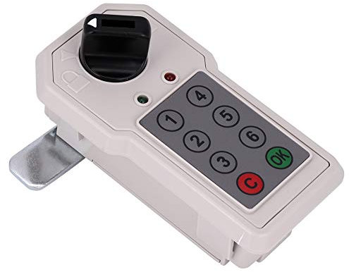 Cerradura de teclado electrónico con llave maestra Cerradura de casillero sin llave Cerradura de teclado digital Cerradura de combinación de contraseña electrónica