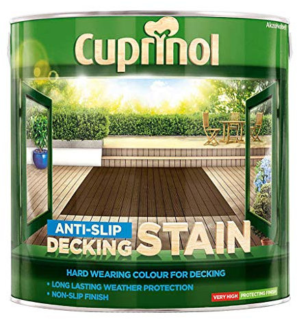 Cuprinol Anti-Slip Decking Stain 5L - Hampshire Oak