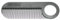Chicago Comb Model 2 Carbon Fibre, Made in USA, Anti-static, 10 cm (4 inches) long, Fine-tooth, Pocket & Travel comb, for Thinner Hair, Beard & Moustache comb