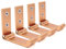 Faltbarer Wandhaken, unsichtbare klappbare Wandhalterung, YOCZOX 4 Pcs Aluminium Wandhalterungshaken, Garderobenständer, Kleiderhaken, Kopfhörerhalter, Ideal für Küche Zimmer etc, Rosegold