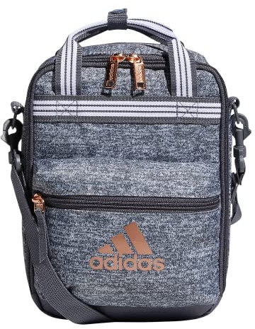 adidas Squad Isolierte Lunchtasche für Damen und Herren, Jersey Onix Grau/Roségold, Einheitsgröße, Squad Isolierte Lunchtasche für Damen und Herren