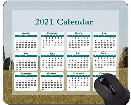 2021 Mauspad Kalender, Bedeutung Mythos Steinkreis Gummi Mauspad