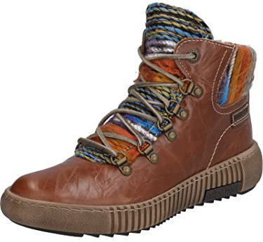 Josef Seibel Damen Maren 06 Stiefelette, Brandy-Multi, 44 EU