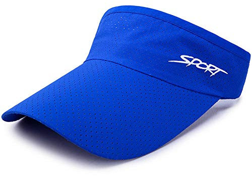 Herren Kappe Hut Summer Outdoor Golf Cap Atmungsaktiv Schnelltrocknende Verstellbare Sportvisierhüte-Royal_Blue