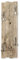 Kreative Feder Wand-Garderobe Altes Holz Shabby-Chic Vintage ca. 100x30cm mit vier Haken (Altes Holz)