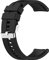 VaporlyUK 20mm Soft Silicone Garmin Watch Strap for Galaxy Watch 42mm/Garmin Vivoactive 3/Samsung Galaxy Active 2/Garmin Forerunner 245/245 Music/Vivomove HR/Forerunner 645/Forerunner 645 Music(Black)