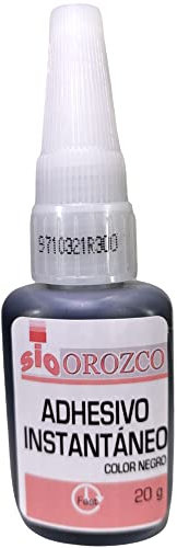 Adhesivo Cianocrilato Pegamento Negro 20 Ml.