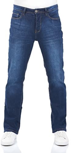 riverso Jeans Herren Stretch Bootcut RIVFalko Jeanshose Hose Denim Blau w33, Farbe:Dark Blue Denim (D212), Größe:33W / 32L