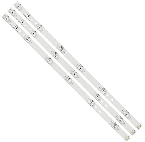 GTHAD [Accesorios de TV] Tira de LED de 3 Piezas for LG 32''LC320DUE 32LF5800 32LB5610 32LB550B 32LB561 32LB572 32LB570 32LB550 32LB5700 32LB580 32LB582