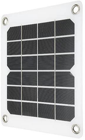 Kit de Panneau Solaire 5V 20W pour Téléphone, Panneau de Solaire Portable avec Port de Sortie USB pour Chargeurs Solaires, Mini Générateurs, Banques d'alimentation, adapté