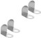 Alipis 4Pcs Wall-Mounted Shower Gel Bottle Rack Hook Shampoo Holder Easy Install Bathroom Storage for Clean and Tidy Spaces